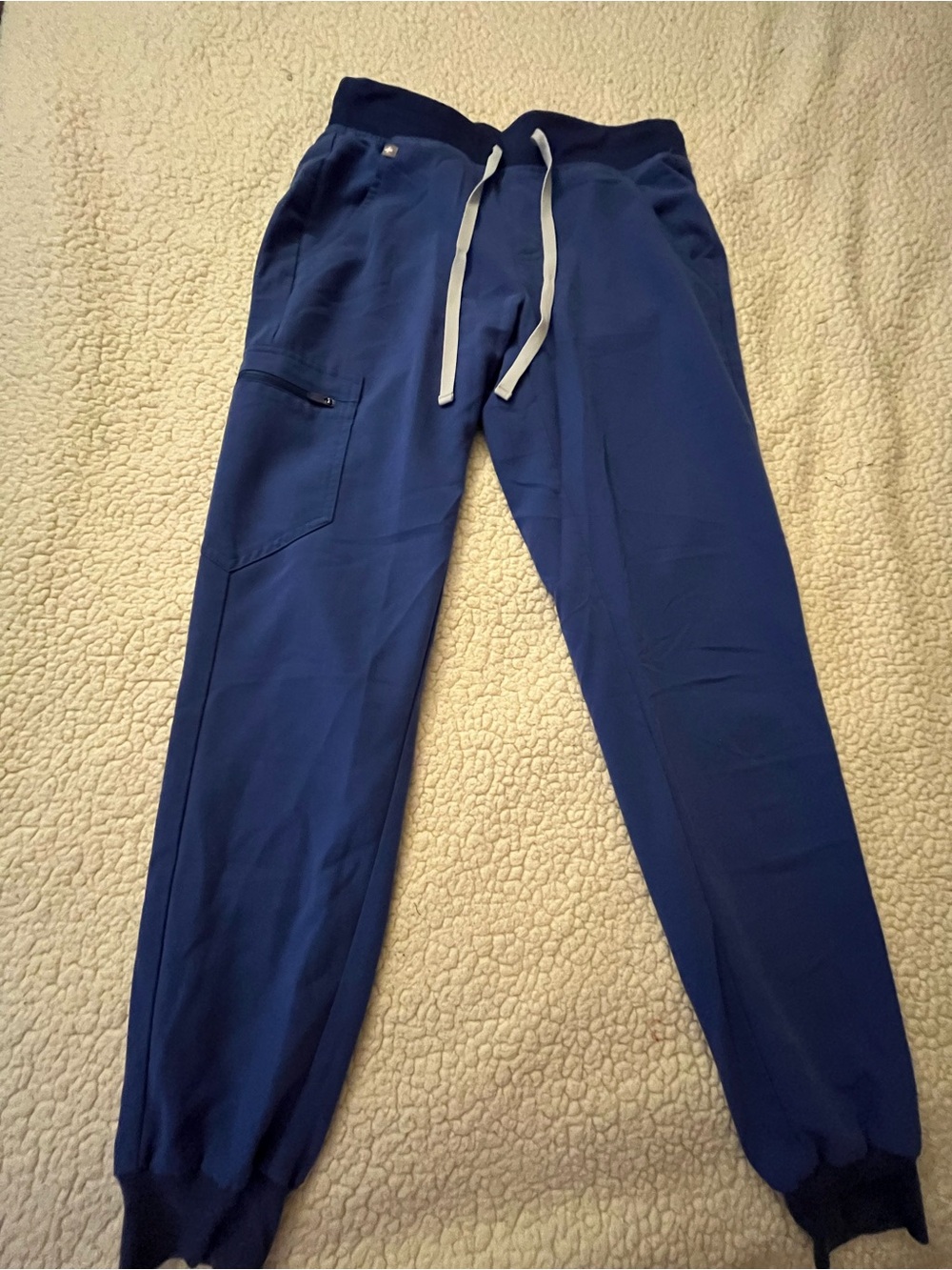 Figs Blue Women's Jogger Pants with Drawstring